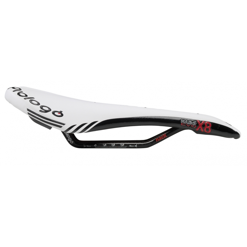 Selle Prologo Nago Evo X Nack Carbon Mm Blanc Noir