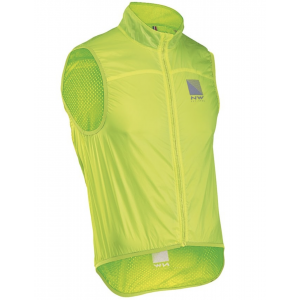 Gilet coupe vent NORTHWAVE BREEZE 2 VEST t.M-L-XL Jaune Fluo