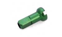 50 Têtes de rayon GUSSET 14G 12mm Alloy Nipples Vert
