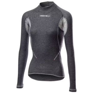 Maillot Chaud Femme CASTELLI Flanders 2 W Warm LS Taille M L Gris ( sous vetement )