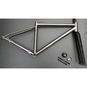 Kit Cadre Fourche WOODBIKE Gravel G6 Titane Disc Taille S M L XL